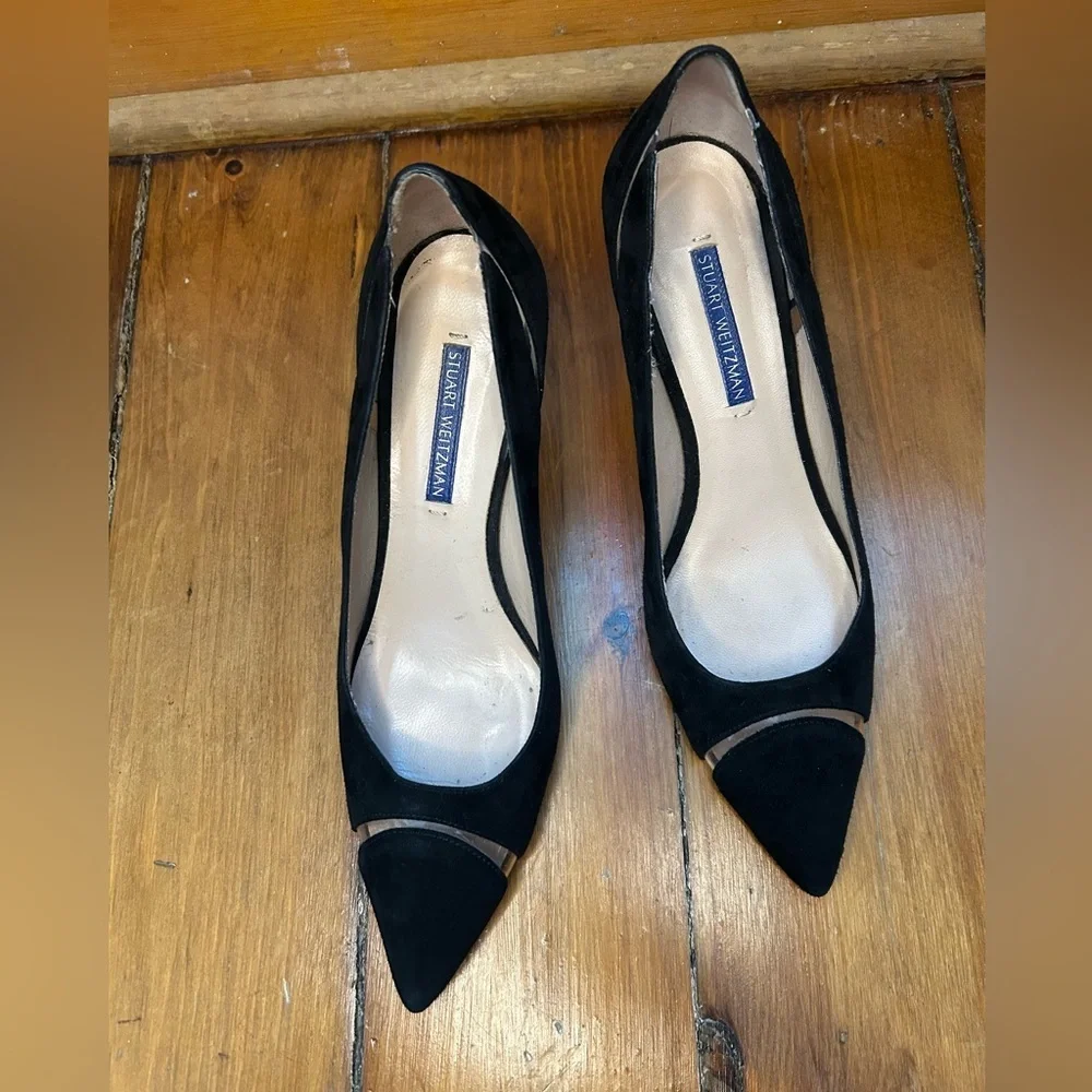 Stuart Weitzman Davia 75 Suede Pump, size 7 - Picture 3 of 12